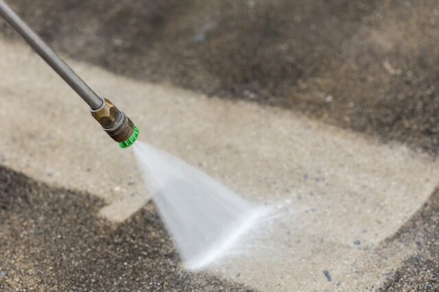 parking lot pressure washing in silver spring