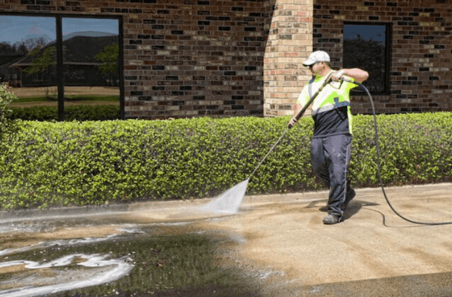 commercial concrete cleaning in silver spring